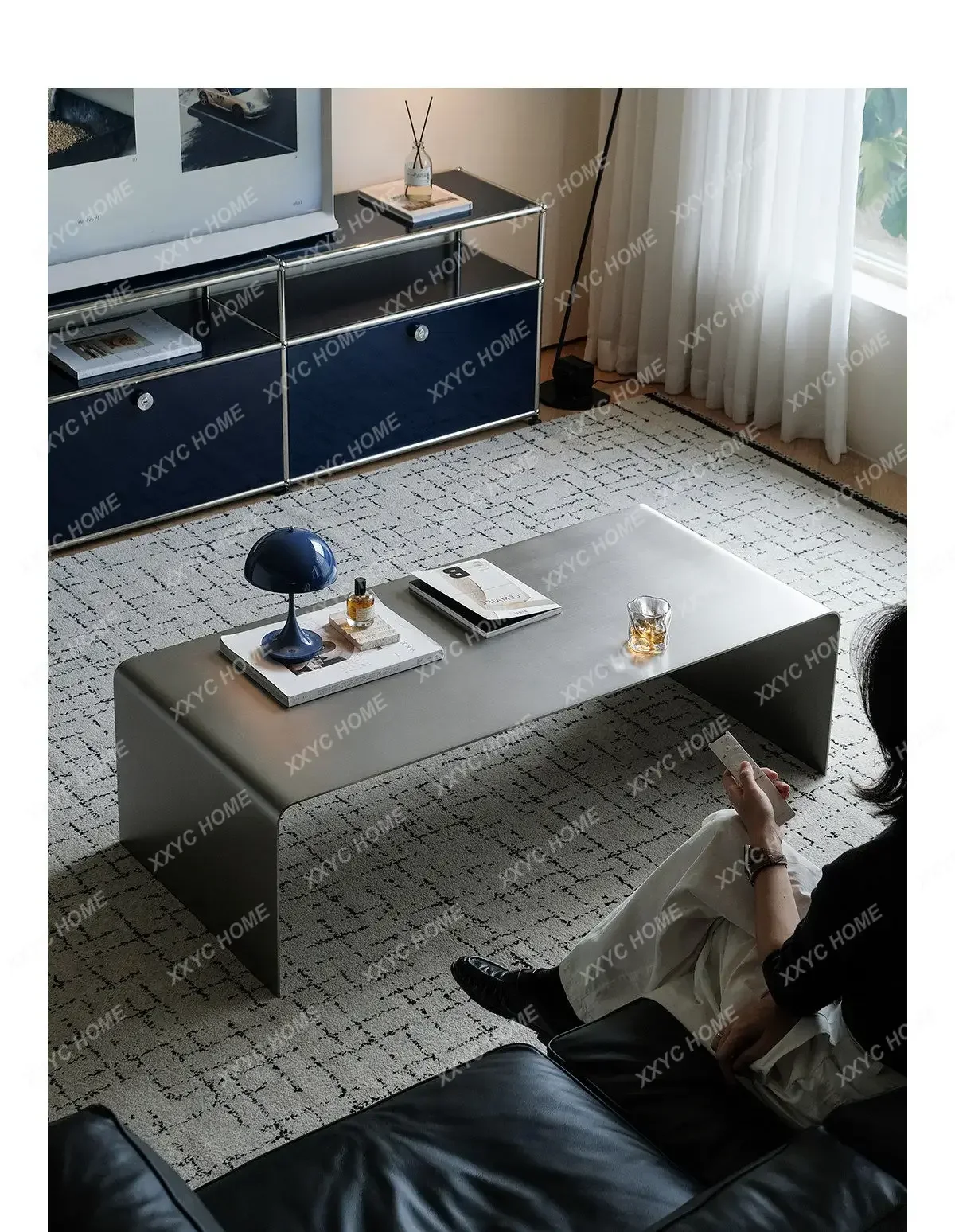 

Trendy Cofee Table Light Luxury Round Quality Delicacy Side Table Space Saving Vintage Tafel Living Room Furniture
