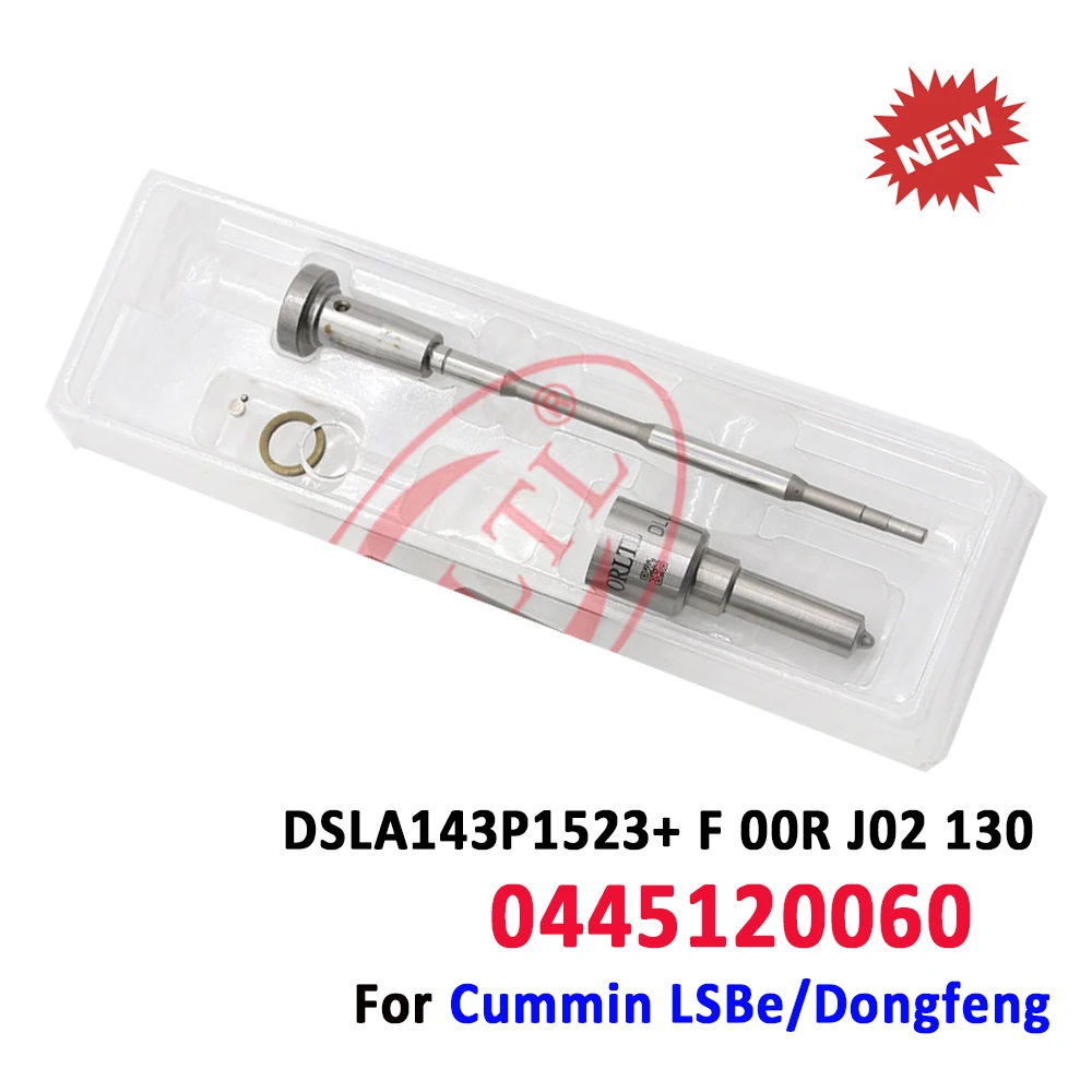 

ORLTL 0445120060 Diesel Injector Nozzle DSLA143P1523 Valve F00RJ02130 Repair Kits Fuel CR for DAF 1703934 3977080 4983267 526332