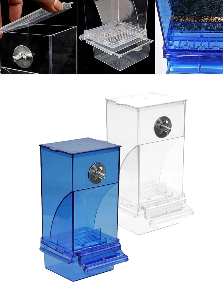 

Bird Automatic Water Dispenser Parrot Feeding Cage Automatic Water Dispenser Parrot-Seed Container Food Feeding Cage Water Dispe