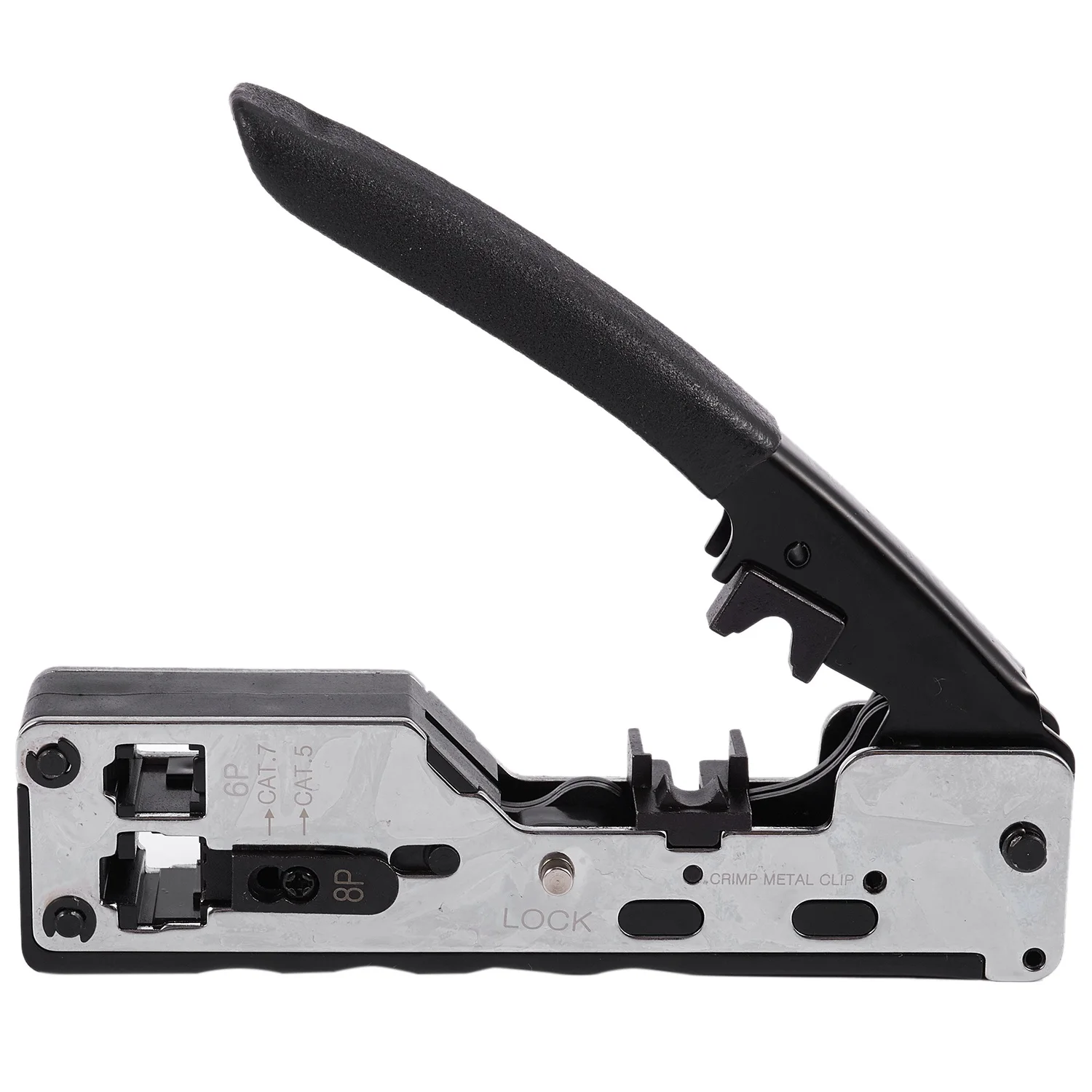 Crimp Metal Clip Rj45 Tool Network Crimper Crimping Tools For Cat7 Cat6 Cat5E Cat5 Stp Plugs Rj45 Connector Cables