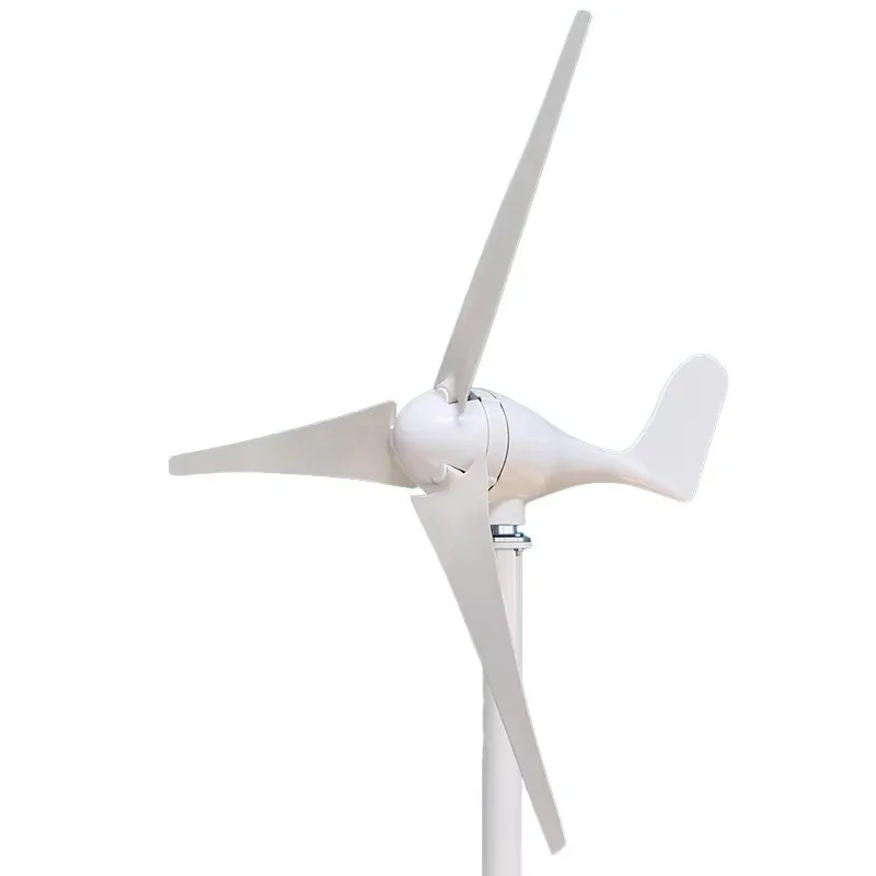 DC12V/24V100w/200W/300W/400W 3-phase permanent magnet wind turbine for street lamp/household/Marine,3/5 blade, with controller