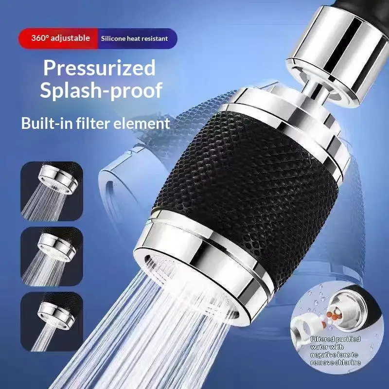 1PCUniversal 360° Rotating Faucet Filter 3 Modes Pressurized Splash-proof Water Saving Tap Aerator Kitchen Bathroom Sink Gadget