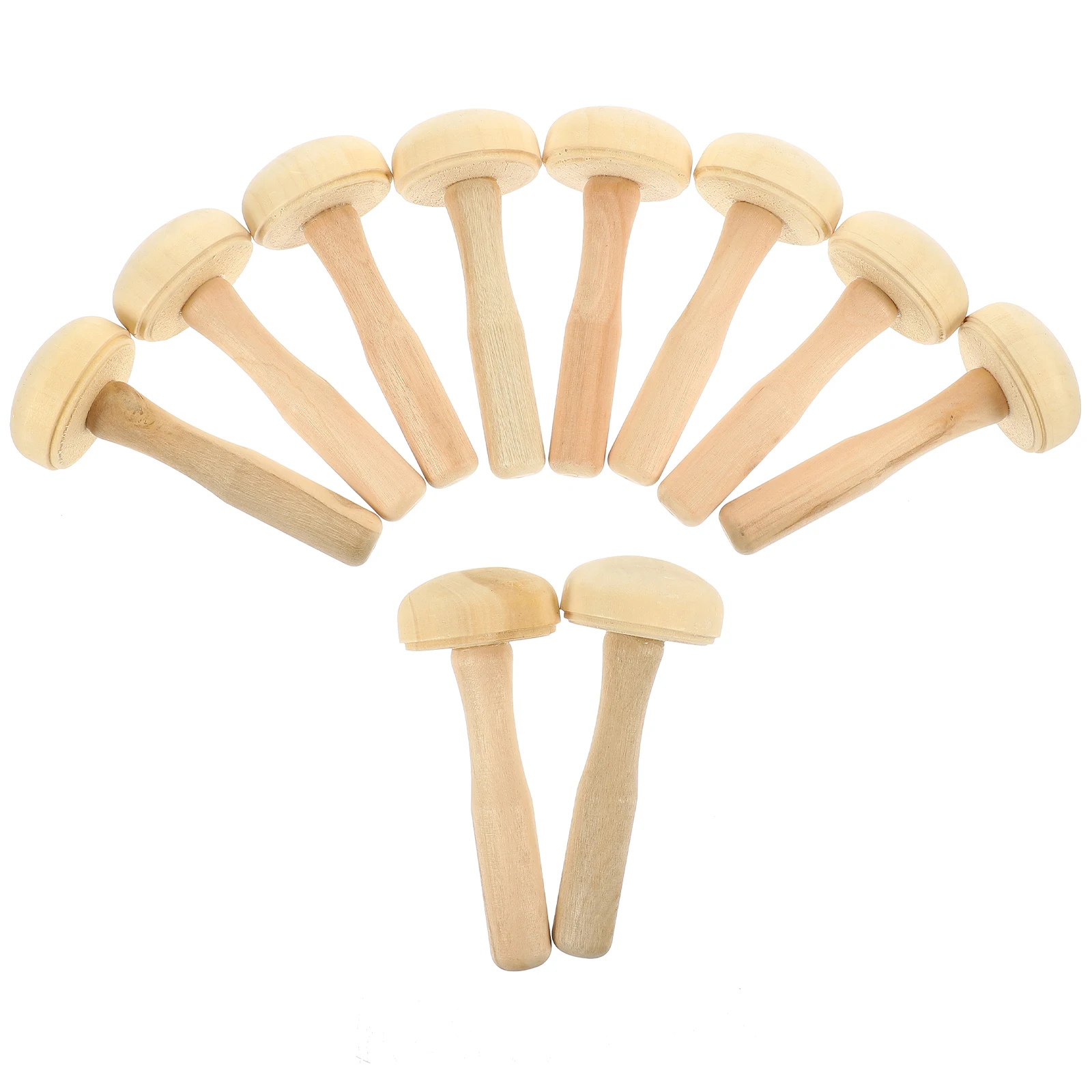 

10Pcs Wooden Printing Roller For Diy Craft Stamping Brayers Printmaking Tool Rubbing Tool Artists Students Crafters
