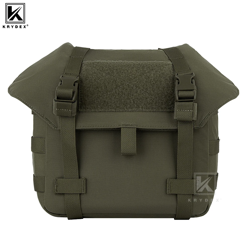 KRYDEX Tactical Jungle Butt Pouch MOLLE Waist Pack Suspender Bag for Hunting Hiking Bushcraft Camping Outdoor Range Gear