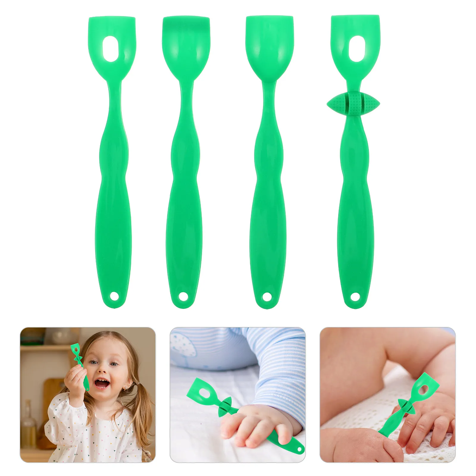 4Pcs Tongue Trainer Oral Muscle Trainer Speech Development Aid for Children Oral Motor Therapy Tools Tongue Exercise Device