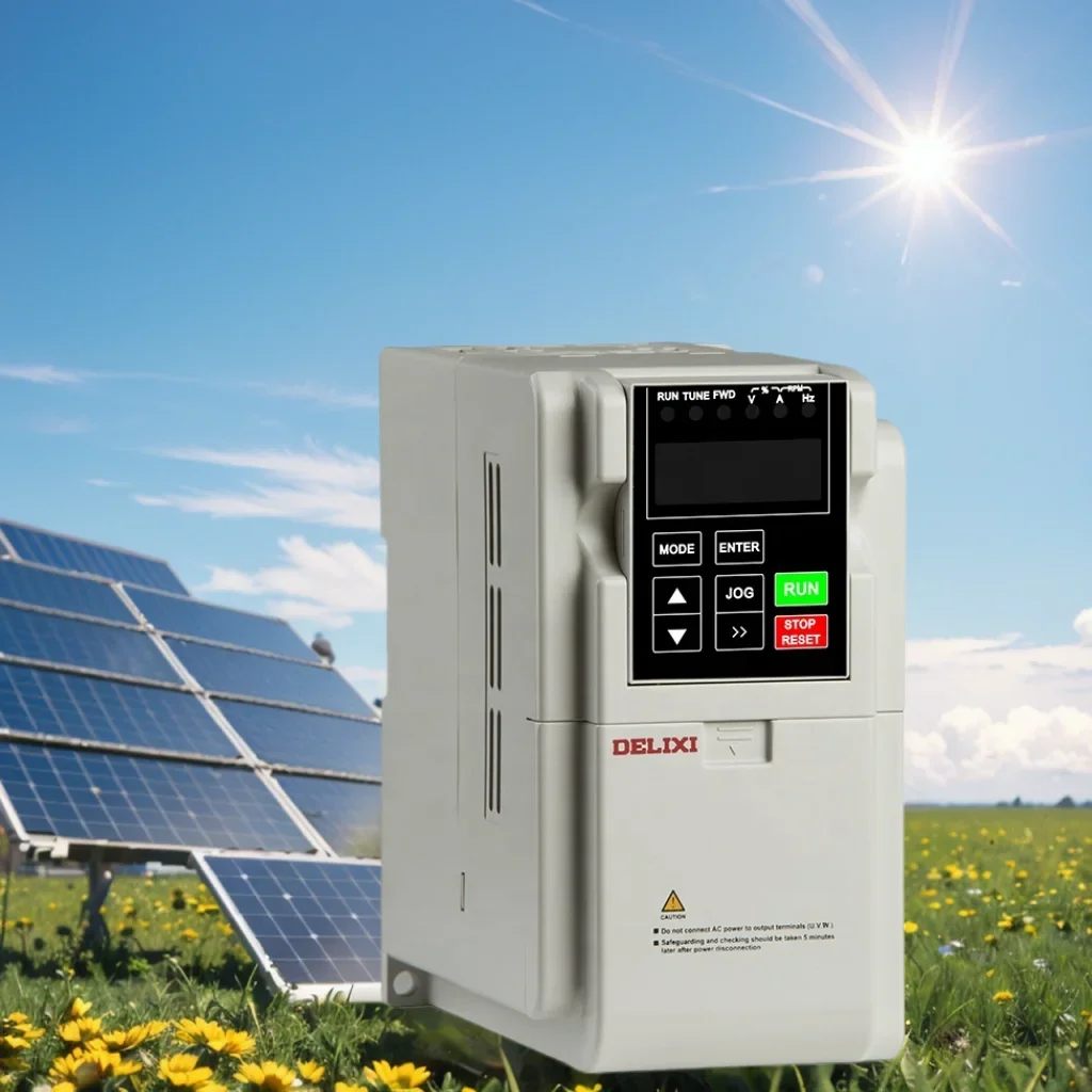 Delixi Solar Vfd Low Frequency Solar Inverter 75kw 90kw 110kw 380v Three Phase 50-60hz