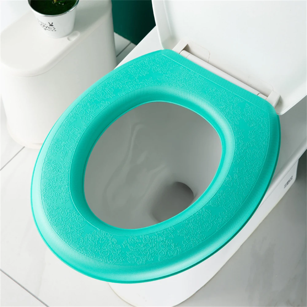 Wasserdicht Weiche Wc Sitz Abdeckung Badezimmer Waschbar Closes Matte Pad Kissen O-form Wc Sitz Bidet Wc Abdeckung Zubehör – Detail 5