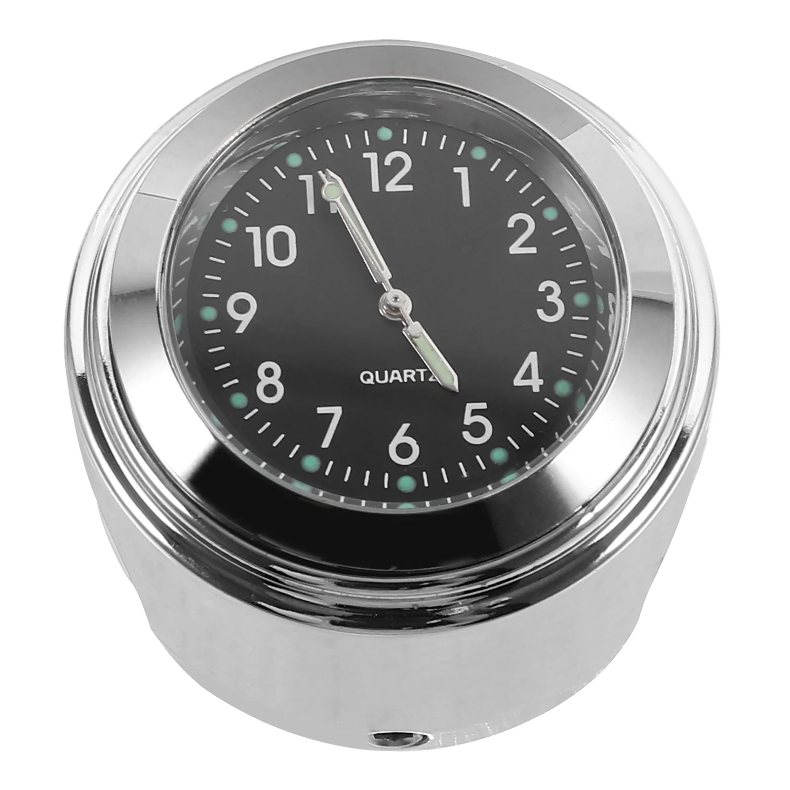 

1Set Handlebar Clock Motorcycle Bike Aluminum Metal Dustproof Watch Compact Durable Accurate Timing for Universal Handlebar