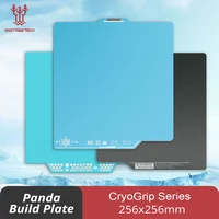 BIQU Panda Placa de construcción CryoGrip recubrimiento sin obstrucciones 256x256mm resorte de acero de doble cara texturizado para impresora 3D BambuLab P1 X1