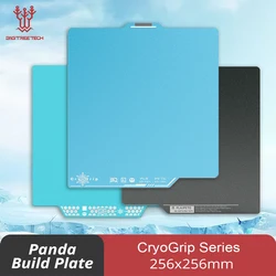 BIQU Panda Build Plate CryoGrip Coating No Clog 256x256mm Spring Steel Double-sided Textured for BambuLab P1 X1 X2D 3D Printer