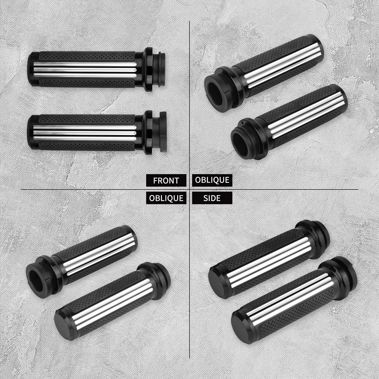 Motorcycle 1'' 25mm Electronic Throttle Handle Bar Hand Grips Handle Grip CNC For Harley Touring Electra Glide Softail Fat Boy