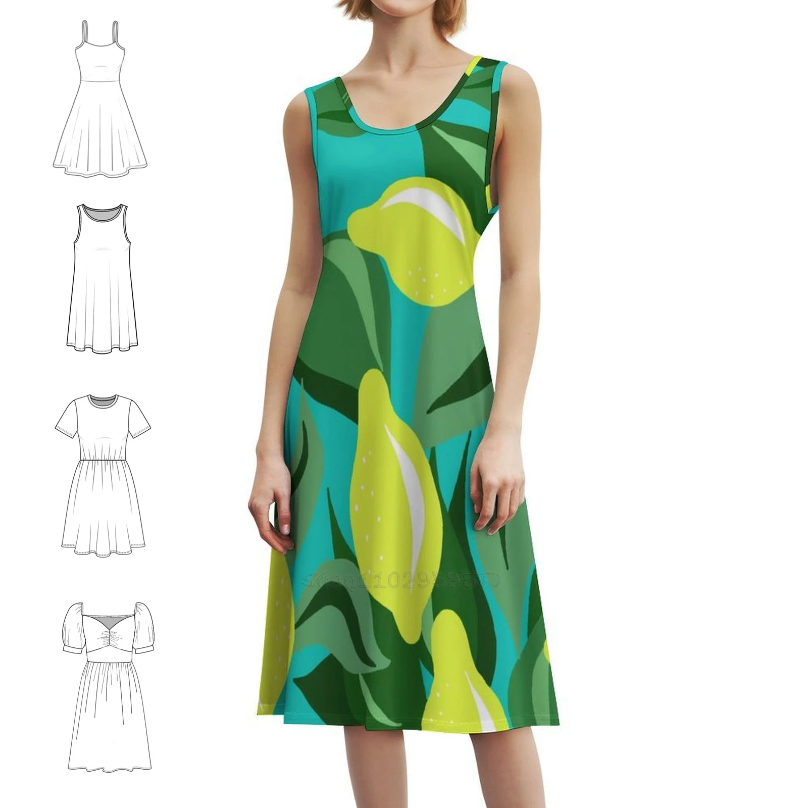 فستان ليمون بوهو أنيق أنيق لحفلات الزفاف على الشاطئ، فستان ليمون ليمون ليمون آرت Egb Arts Evelyn Party Dresses #1