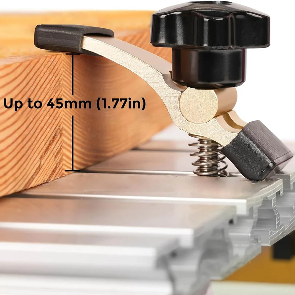 2PCS Mini Hold Down Clamp Kit, CNC Router Clamp For Woodworking And Metalworking, With 3018 CNC Router Machine