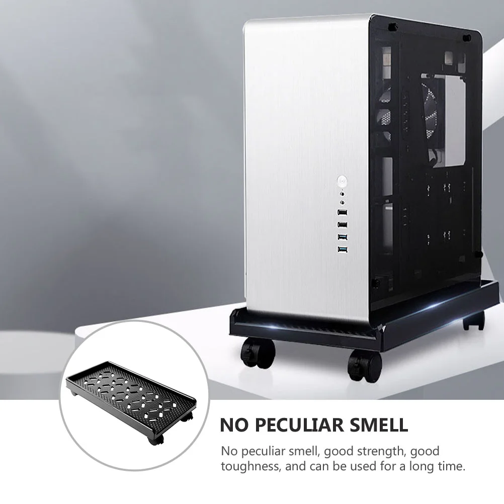 Computer Basis Turm Regal PC Warenkorb Halter Fall CPU Ständer mit Rädern Rack Abs Roll Lagerung