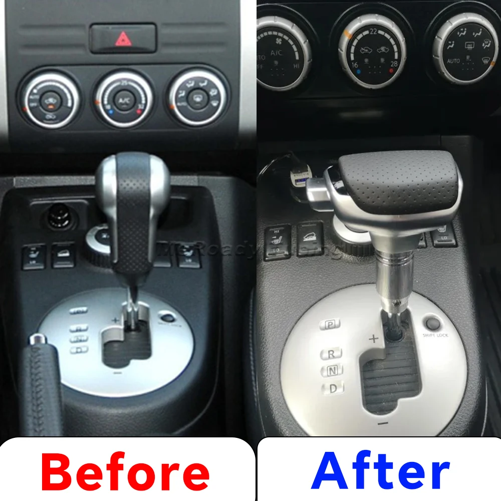 Automatic alloy gear knob shifter Lever Handle For nissan Xtrail rogue T32 T31 Qashqai J10 Juke 2013 2018 Car Accessories