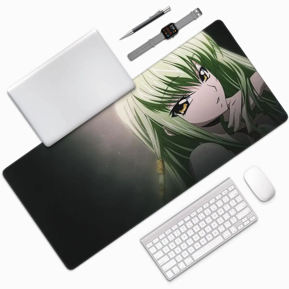 Anime Code Geass Large Mouse Pad Computer Keyboard Mouse Mat Gaming PC Laptop Desk Mat Office Accessories Table Mats