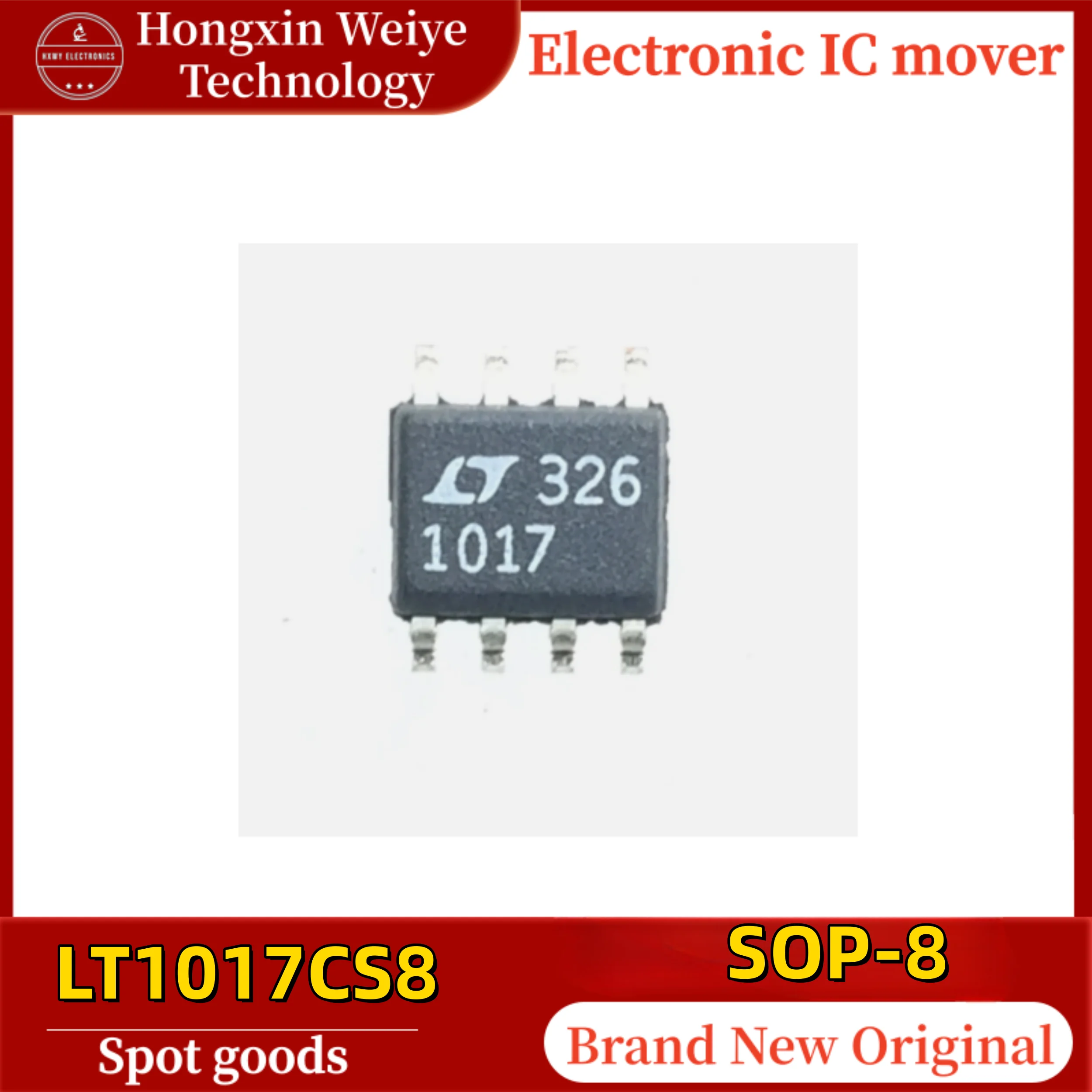 

(2/10 pieces) LT1017CS8 LT1017 SOP-8 with Silkscreen Mark 1017 Precision Voltage Comparator IC Original Brand New In Stock Fast