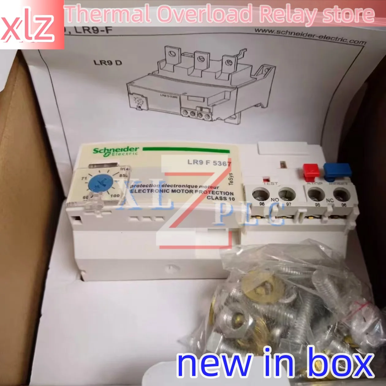 Nuevo en caja LR9D5369 LR9F5367 LR9F5371 Relé de sobrecarga térmica