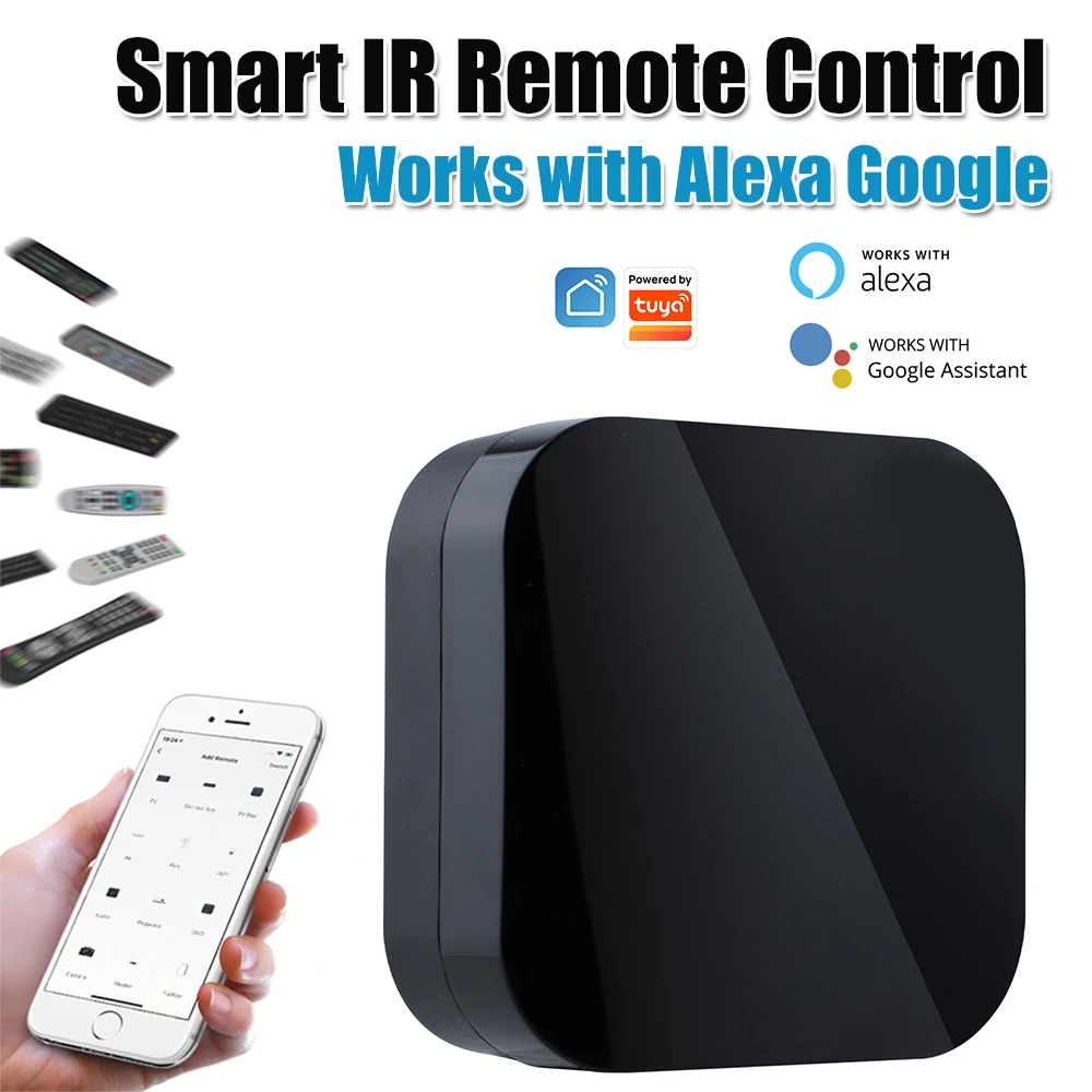 

ZigBee Universal Infrared Remote Controller Works with Alexa Google Home Infrared IR Remote Controller Powered by Tuya