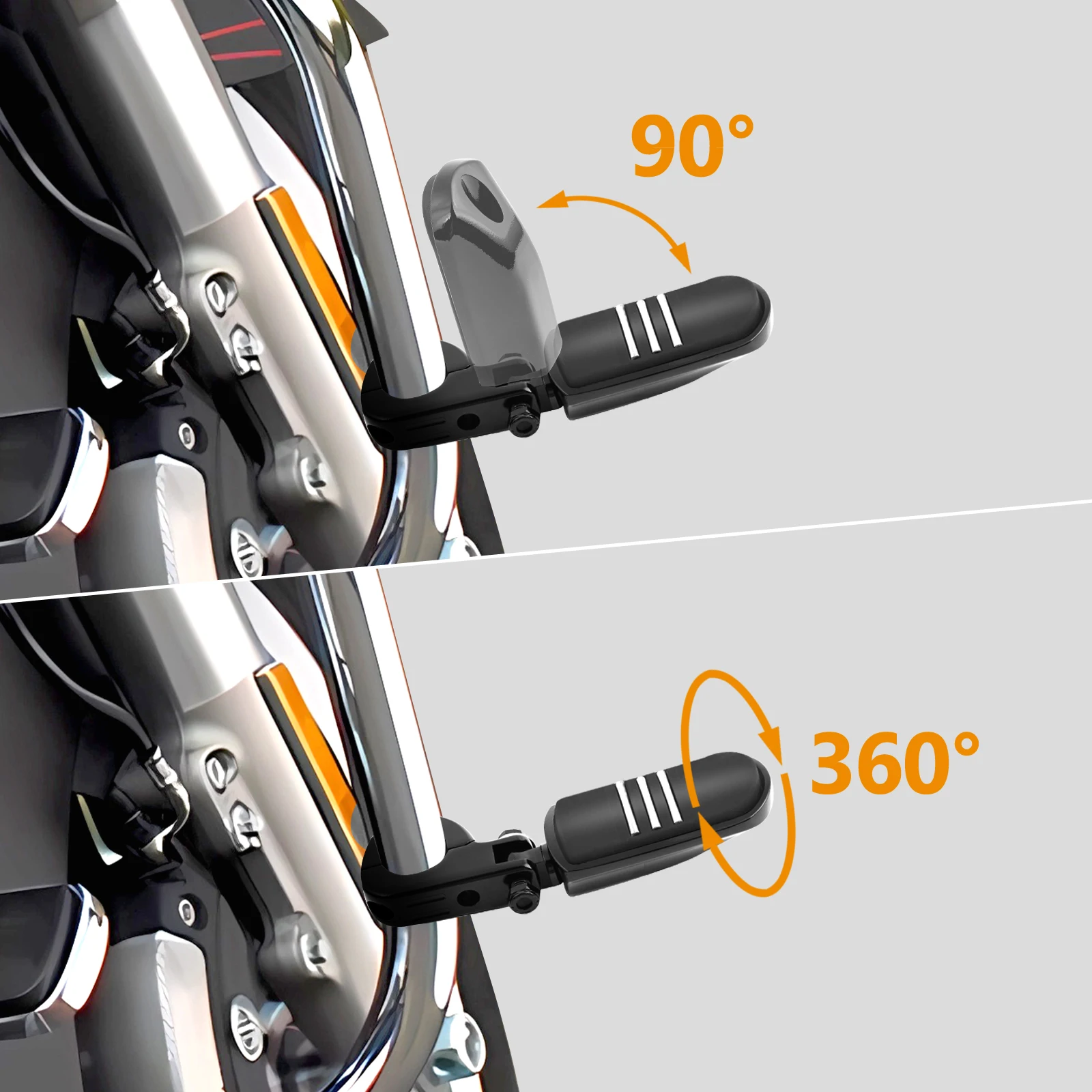 دراجة نارية الطريق السريع تحطم بار أوتاد القدم بقية المشابك مقاوم للماء محرك الحرس يتصاعد عدة ل هارلي هوندا سوزوكي هوندا كاواساكي