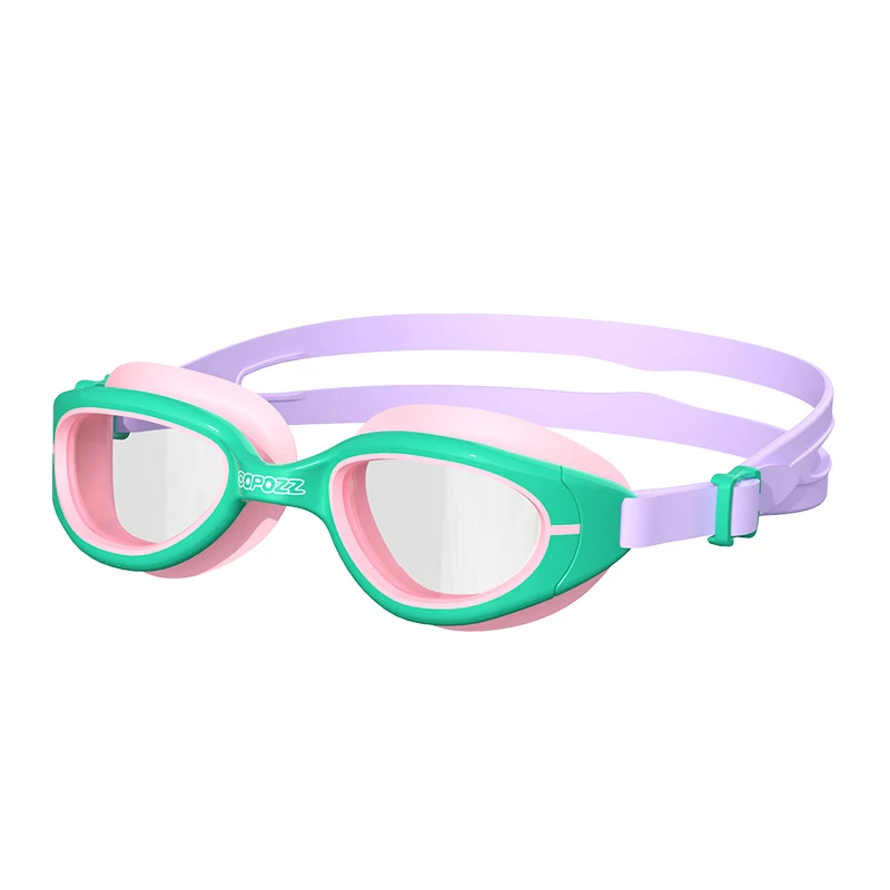 COPOZZ Bunte Schwimmbrille für Kinder, professionelle Schwimmbrille für Kinder, beschlagfrei, UV-Schutz, Wasserbrille für Jungen und Mädchen