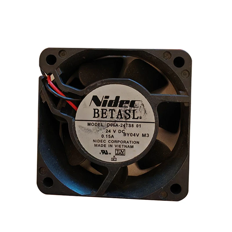 6025 D06A-24TS8 01 24V 0,15A 60*60*25MM inversor de 2 fios Ventilador de resfriamento silencioso