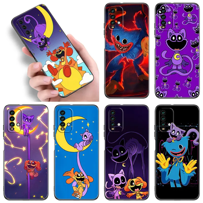 CatNap P-Poppies P-Playtimes Black Silicone Phone Case For Xiaomi Redmi 10 Prime A1 A2 Plus 9 9A 9C 9T 10A 10C 12 12C 13C