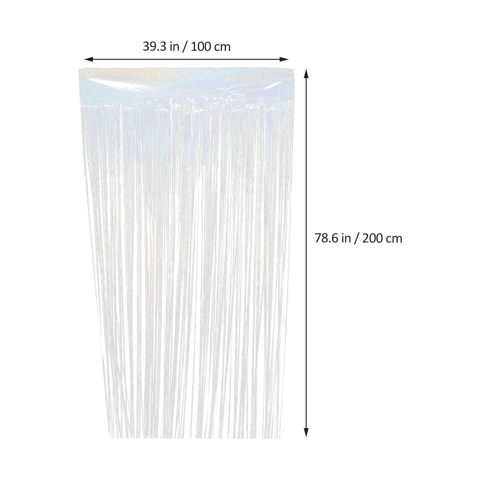

2Pcs Fringe Curtain Party Backdrop Streamer Hanging Curtain Birthday Decorations Photo Background Party Fringe Curtains