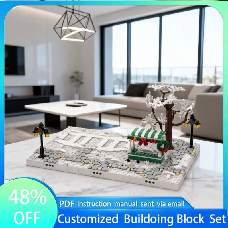 

597 PCS Medieval Elf House MOC Customize Modular Building Block Simple Kids Educational Technology Model DIY Assembly Toy Gift