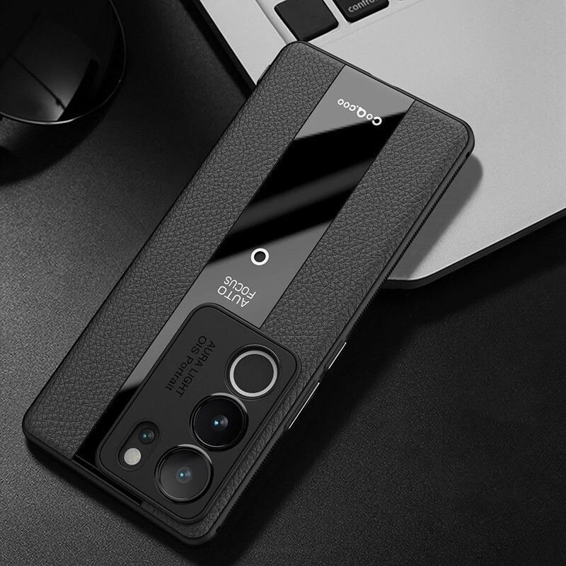 

Case For Vivo V29 5G Case Stylish Luxury Soft Back Cover For Vivo V 29 V29Pro Camera Protection Shockproof Leather Phone Bumper