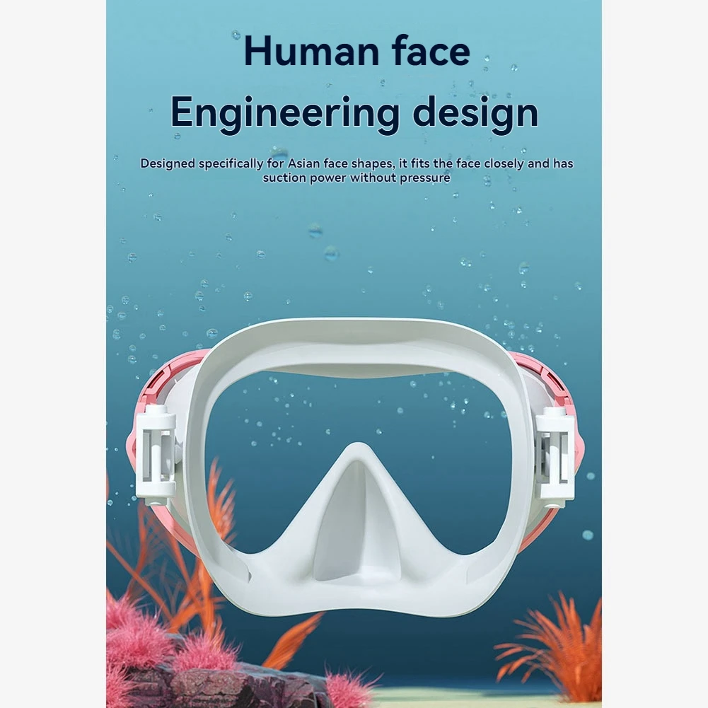 CGDS-HD Anti-Fog Snorkel Set Kids Diving Mask Child Underwater Swimming Snorkel Mask Junior Scuba Diving Equipment A