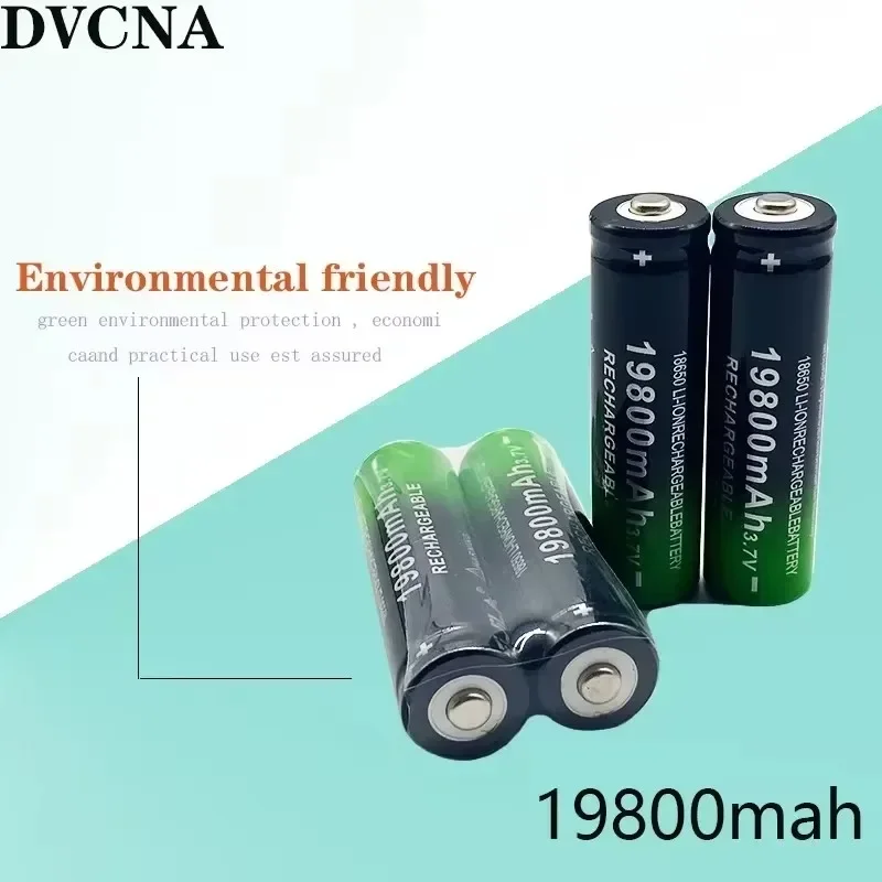 18650 Battery NEW 3.7V19800Mah Li-Ion Rechargeable Battery for Led Flashlight Flashlight Screwdriver Electronic Cigarette