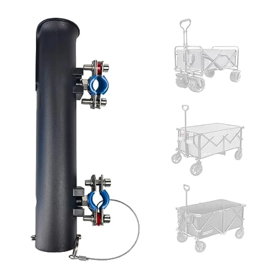 

Rod Holders - Ideal for Wagons, Gardening Wagons, Gorillas and Campers, Golf carts. Clip-on mounting