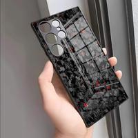 Carbon & Forged Carbon Fiber Phone Case for S24 Ultra Samsung S23 Fe S22 S20 S21 25 Plus Galaxy A54 A34 A24 A53 A16 Glass Cover