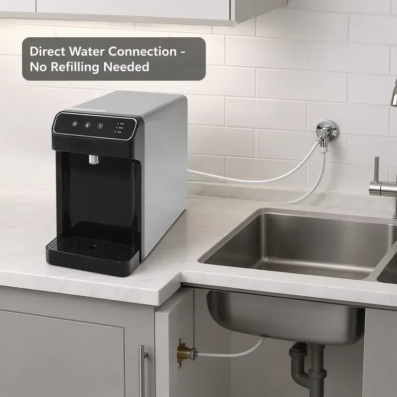 Sparkling Water Maker Iced Soda Dispenser Carbonated Beverage Machine for Office Home Direct Connect