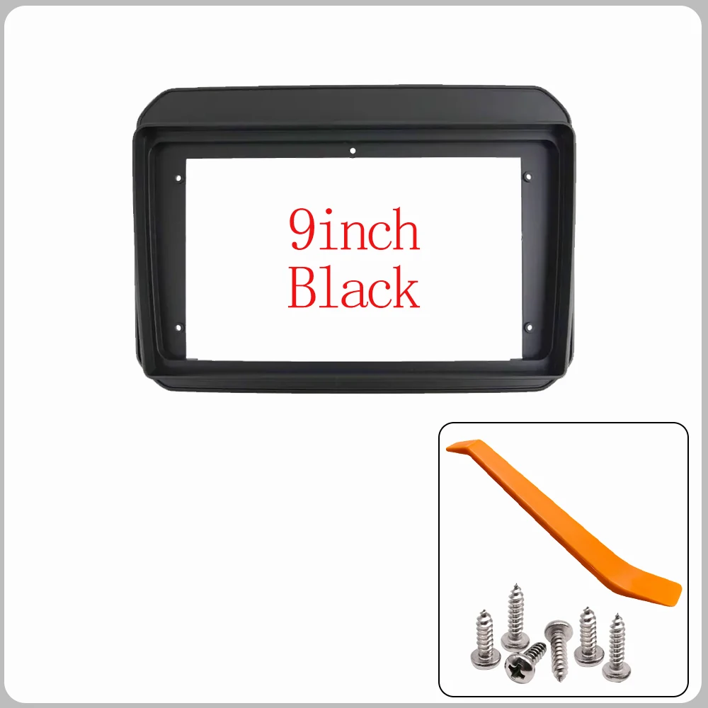Car DVD Radio Fascia Frame Trim For Suzuki Ignis 2016-2020 9 inch Stereo Panel Wire Harness Power Cable Adapter Canbus Decoder