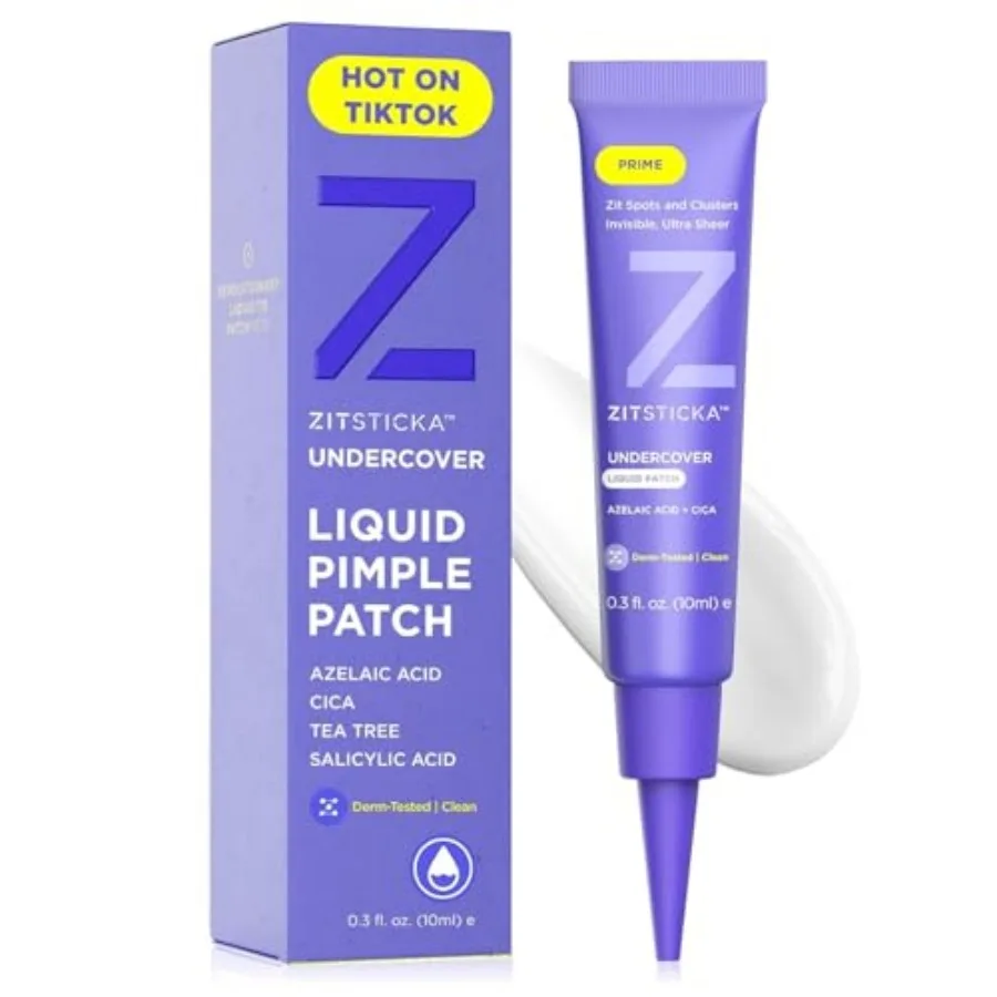 Liquid Pimple Patch - Invisible Pimple Patches for Face, Pimple Cream, Salicylic Acid Spot Cover For Face, Liquid Pimple Patch