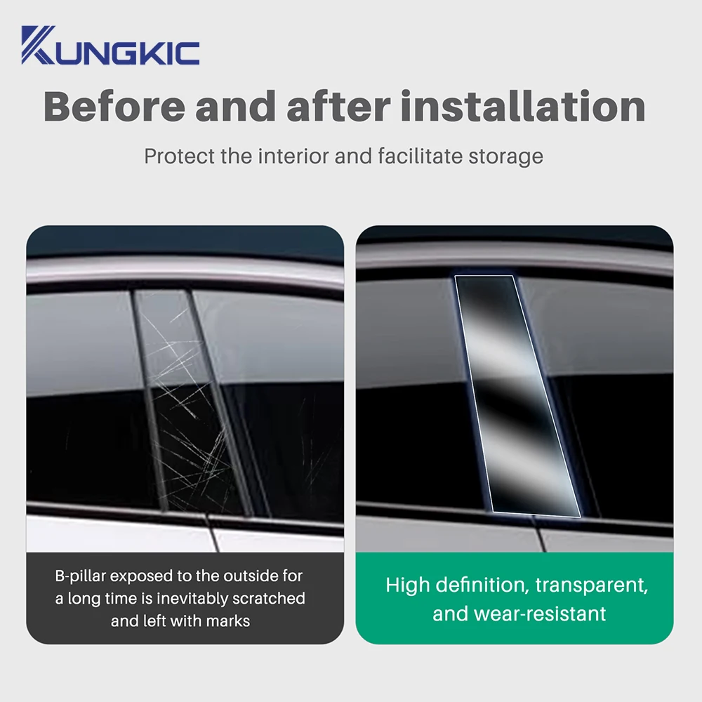 ل تسلا نموذج Y العرعر 2025-up PPF طلاء السيارات حماية المصباح فيلم شفاف واقية B-عمود الذيل ضوء الفيلم #5