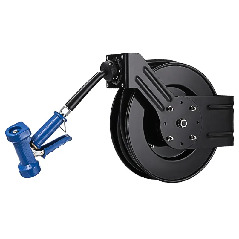 

2025 High-pressure floor washing and cleaning water pipe, floor cleaning spray gun, wall-mounted automatic recovery hose