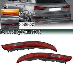For Audi Q3 2011-2018 Rear Bumper Tail Light Turn Signal Stop Brake Light with 4 Bulb Rear Signal Lamp 8UD945095B 8UD945096B