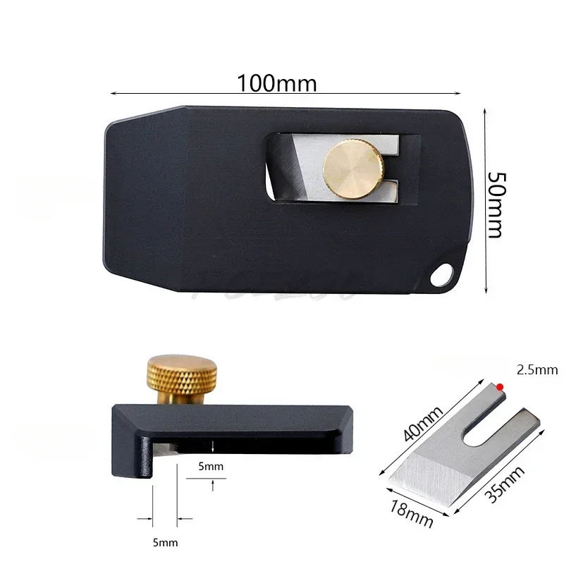 Tool for Woodworking Aluminum Alloy Manual Edge Banding and Cutting Knife Portable PVC Edge Banding and Trimming