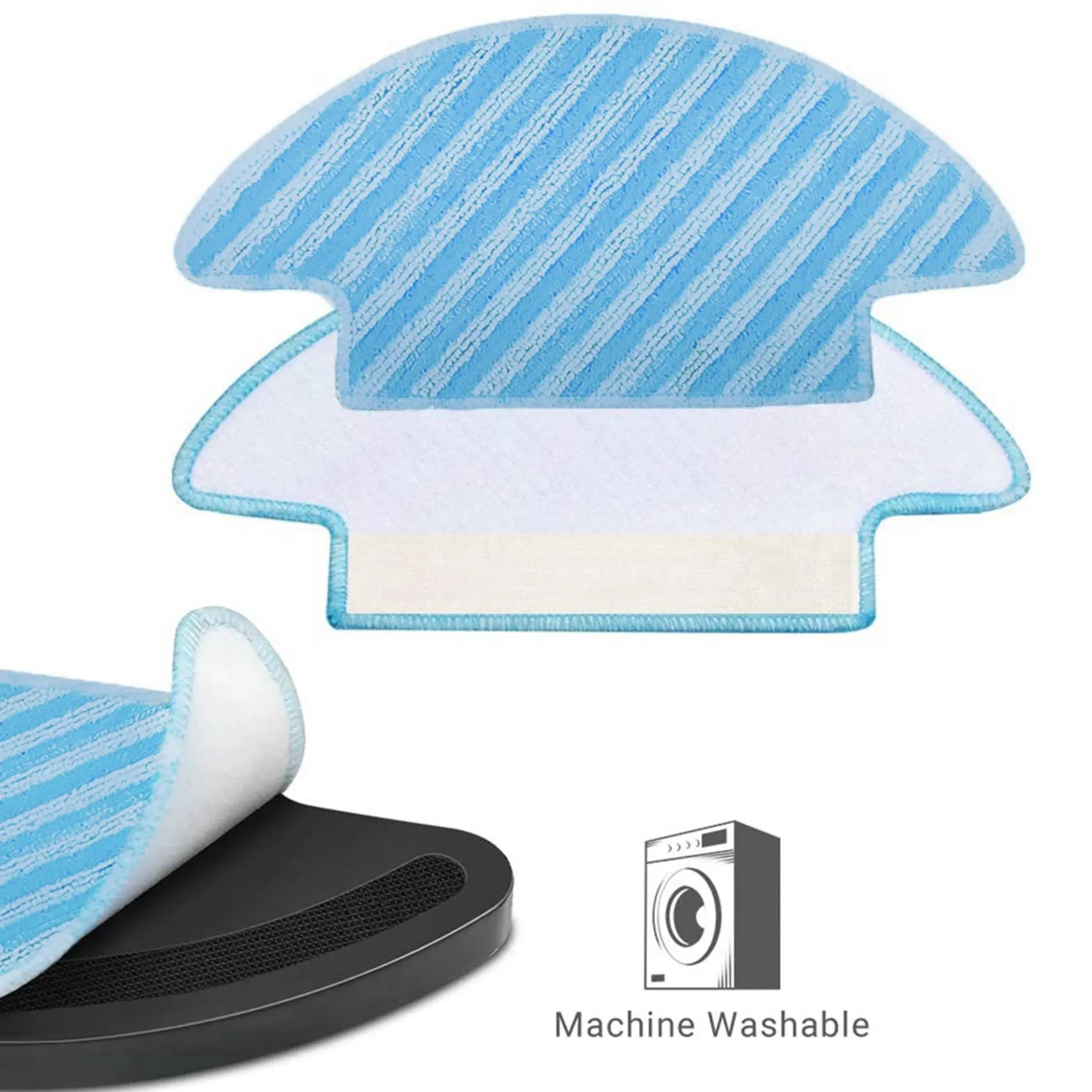 FAST-4Pcs Mop Accessories For Lefant M210 Robot Vacuum Cleaner, Washable And Reusable Strong Water Locking Mop