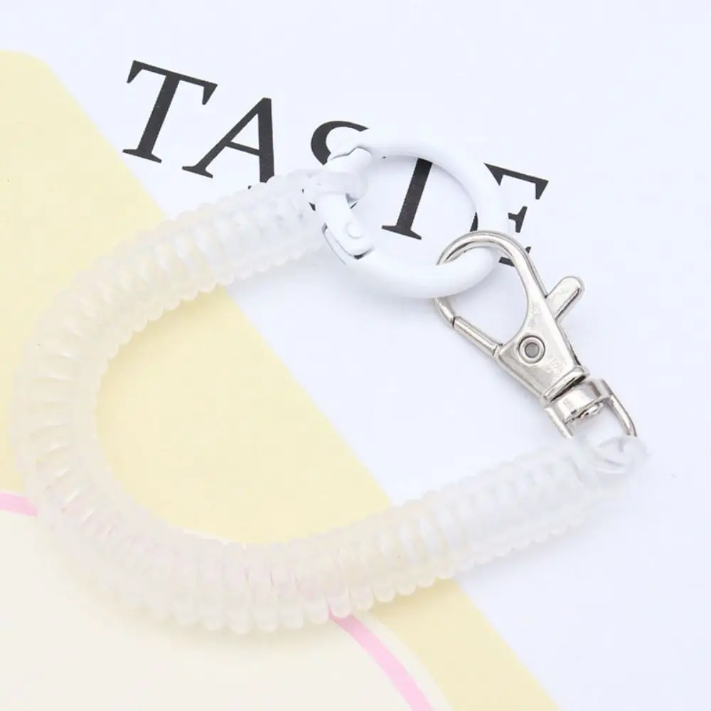

Coil Springs Spring Hook Key Ring Spiral Spring Coil Stretchy Stretch Spring Coil Key Hooks Keyring Anti-lost Lobster Clasp