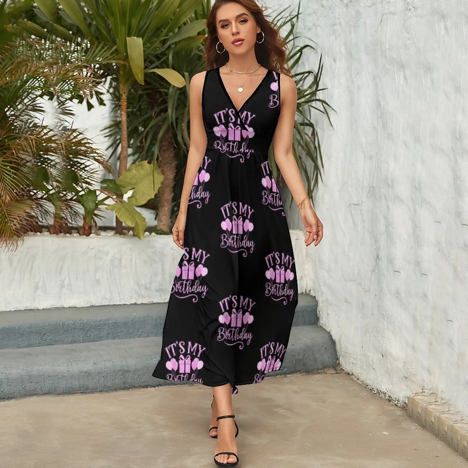 It's My Birthday Happy Birthday To Me Sleeveless Dress dresses for women 2023 luxury designer party Beachwear women dresses