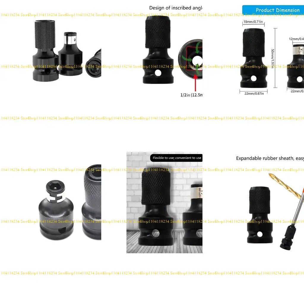 

P9FB Impact Impact Socket Adapter Converters Reducers Square to 1/4'' Converters