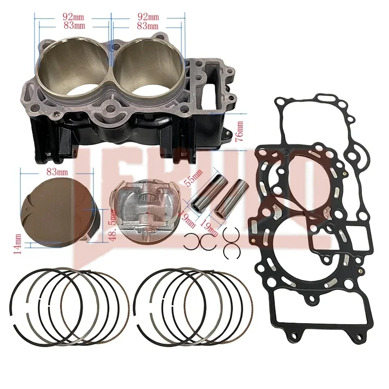 Motorcycle 83mm Cylinder Kit for CF650NK CF650MT CF650GT CLX700 QJMotor SRV 700 SRK 700 STATEGUEST Kawasaki VulcanS 650 Ninja650