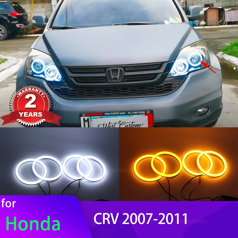 

Switchback Cotton Light Halo Rings DRL LED Angel Eyes Kit For HONDA CR-V CRV 2007 - 2011 Car-styling Cars Headlight Retrofit