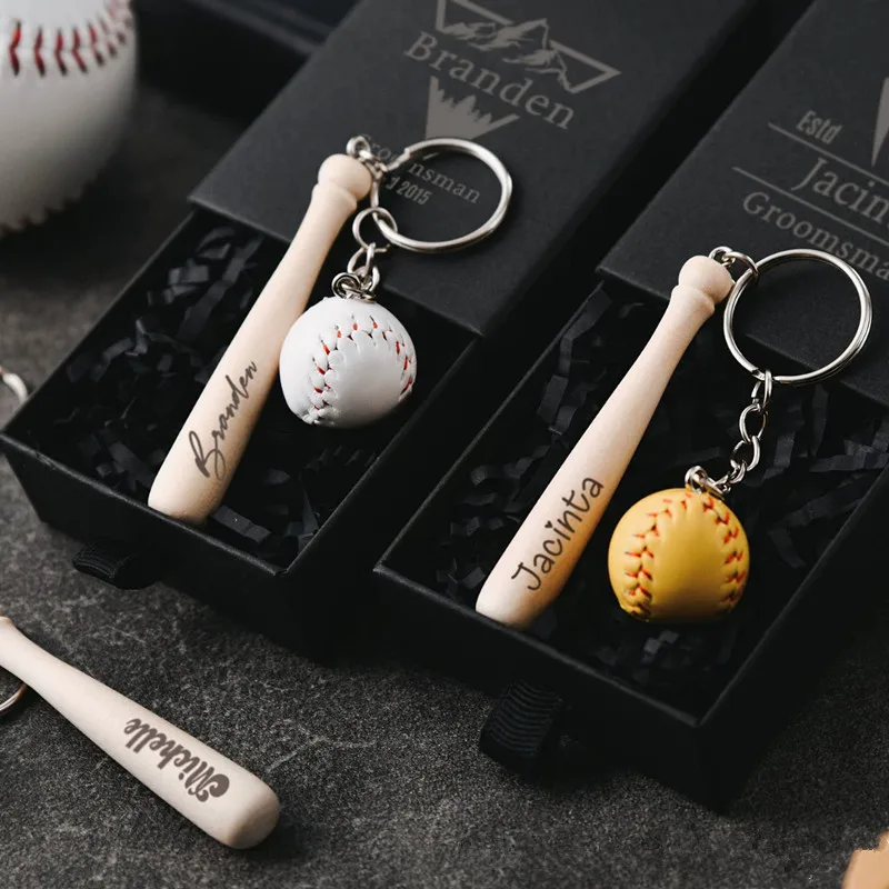 New Baseball Keychain Pendant - A Realistic Mini Baseball Keychain For Sports Goods Activities. A Lovely Gift For Couples.