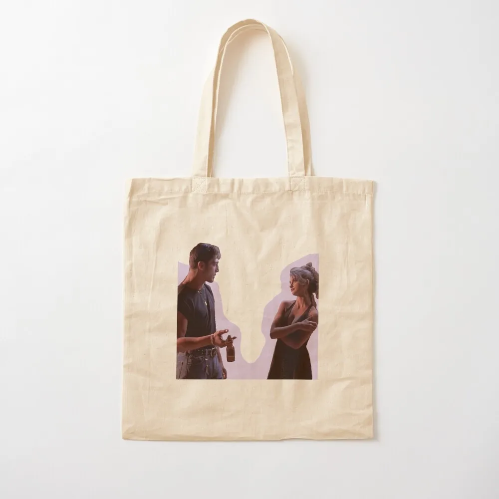 

javier bardem and penelope cruz scene from jamon jamon Tote Bag personalized tote canvas bags Canvas Tote Bag