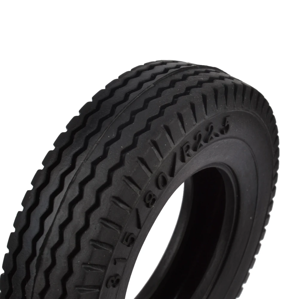 1PCS 1/14 Rubber Trailer Car Tires for 1:14 Tamiya Tractor Truck RC Climbing Trailer Car Component